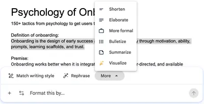 Refinement Controls example from google.com