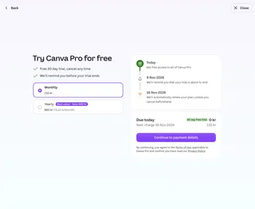 Trial Countdown example from canva.com