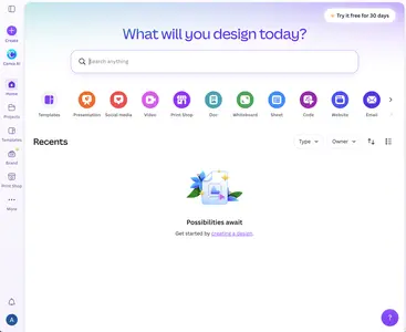 Blank Slate example from canva.com