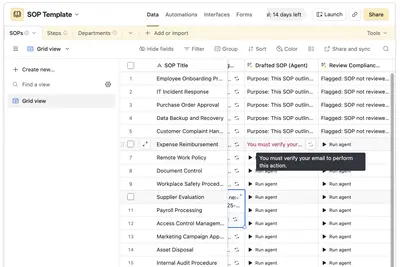 Deferred Verification example from airtable.com