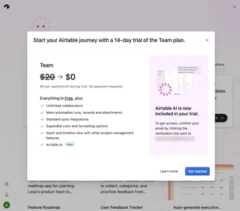 Deferred Verification example from airtable.com