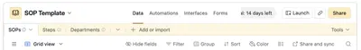 Trial Countdown example from airtable.com