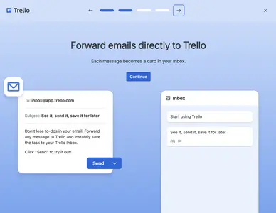 Steps Left example from trello.com