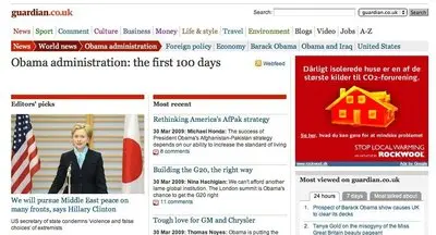 Breadcrumbs example from guardian.co.uk