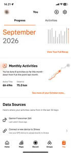 Connected Accounts example from strava.com