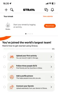 Set Completion example from strava.com