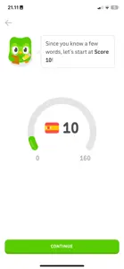 Goal-Gradient Effect example from duolingo.com