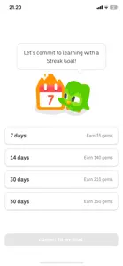 Achievements example from duolingo.com