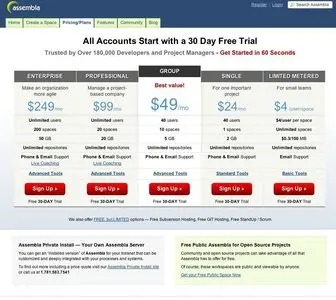 Pricing Tables example from assembla.com