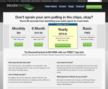 Pricing Tables example from deucescracked.com