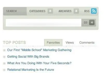 Search example from viget.com