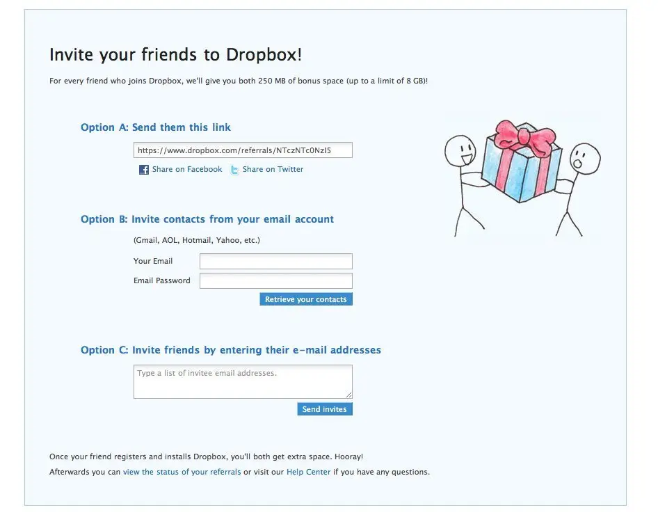 Prolonged Play example from dropbox.com
