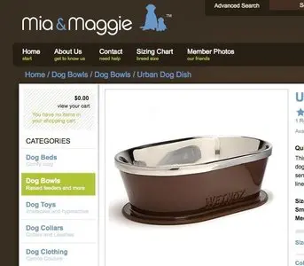Breadcrumbs example from miaandmaggie.com