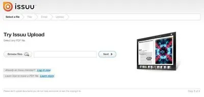 Forms example from issuu.com