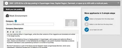 Completeness meter example from linkedin.com