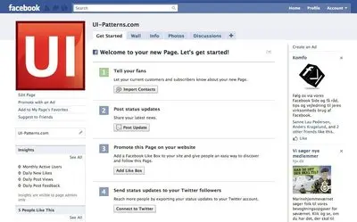 Blank Slate example from facebook.com