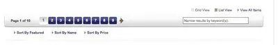 Pagination example from organize.com