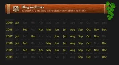 Archive example from komodomedia.com