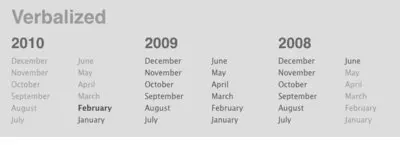 Calendars example from verbalized.net