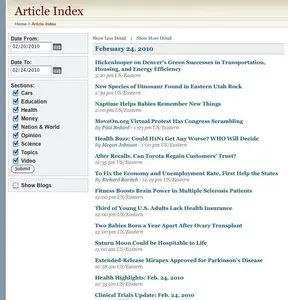 Archive example from usnews.com