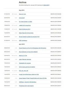 Archive example from maxvoltar.com