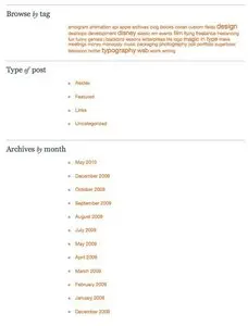 Archive example from rustinjessen.com