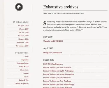 Archive example from colly.com