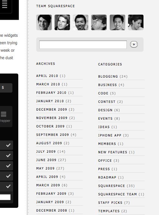 Screenshot of blog.squarespace.com