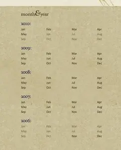 Archive example from jordandchan.com
