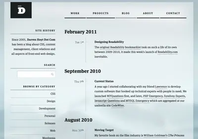 Archive example from darrenhoyt.com