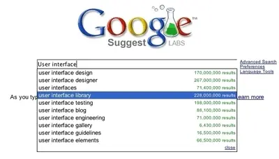 Search Filters example