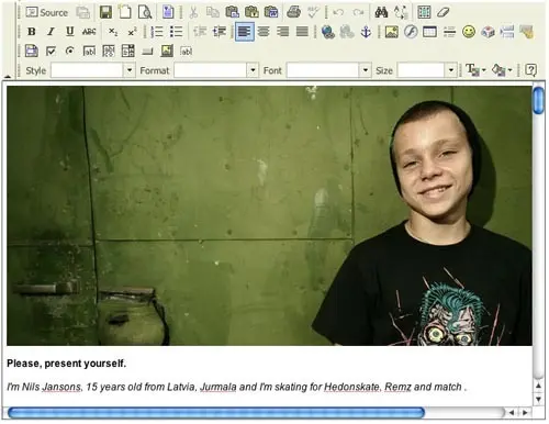 WYSIWYG example