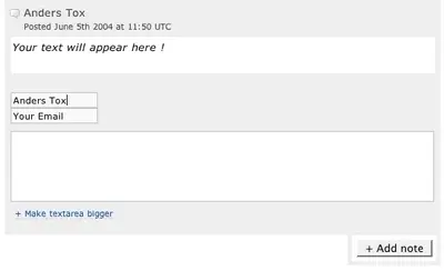 Preview example