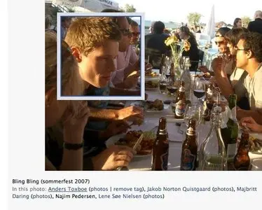 Tagging example from facebook.com