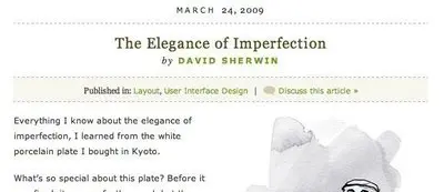 Tagging example from alistapart.com