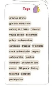 Tagging example from actionforchildren.org.uk