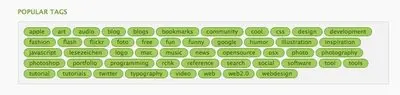 Tagging example from zootool.com