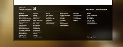 Fat Footer example from berliner-philharmoniker.de