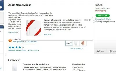 Inline Help Box example from store.apple.com
