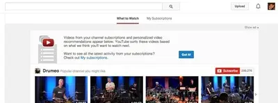 Inline Help Box example from youtube.com