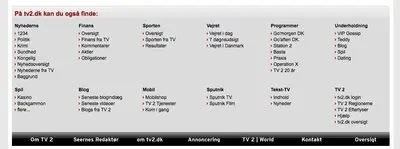 Fat Footer example from tv2.dk