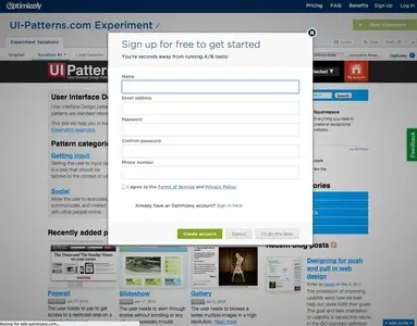 Lazy Registration example