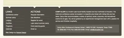 Fat Footer example from campallen.org