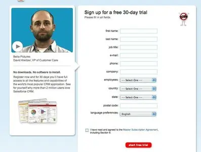 Account Registration example