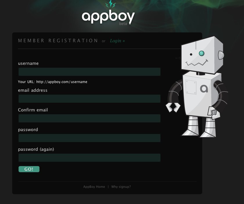 Screenshot of appboy.com