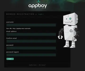 Forms example from appboy.com