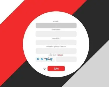 Account Registration example from uride.it