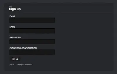 Account Registration example from splendidbacon.com