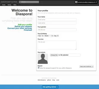 Account Registration example