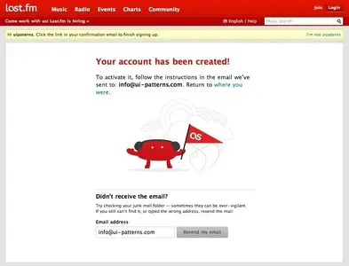 Account Registration example